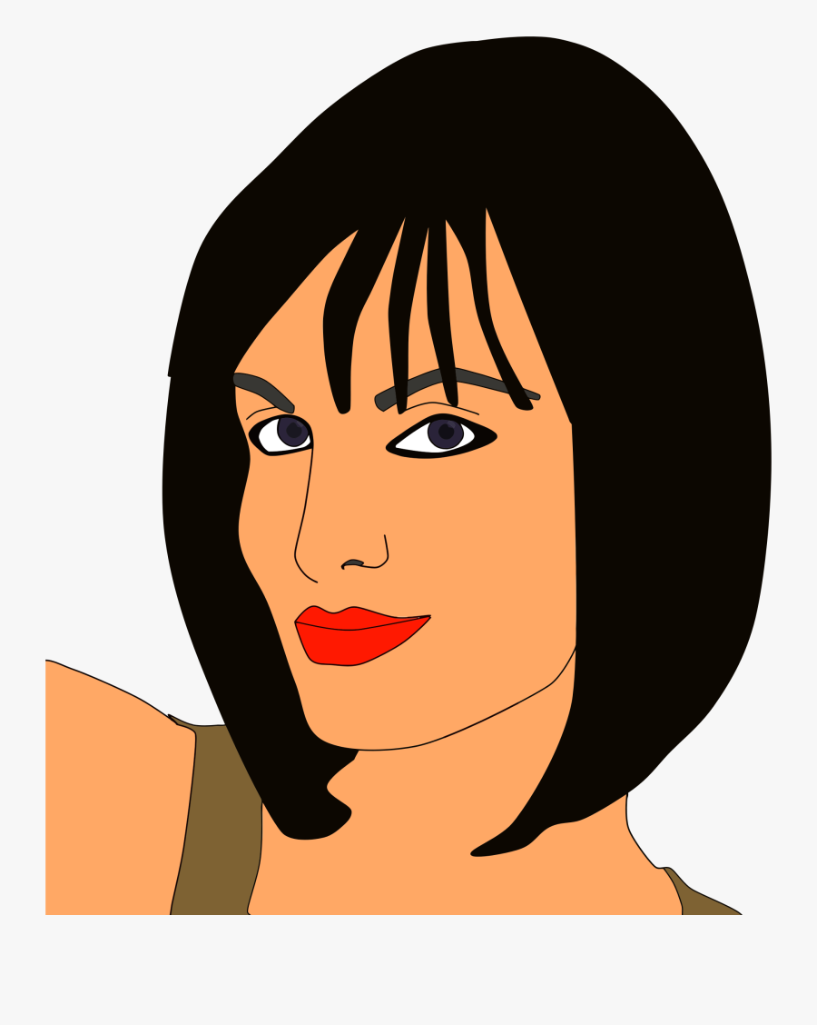 Clipart Smile Woman Smile - Woman Smiling Clipart, Transparent Clipart