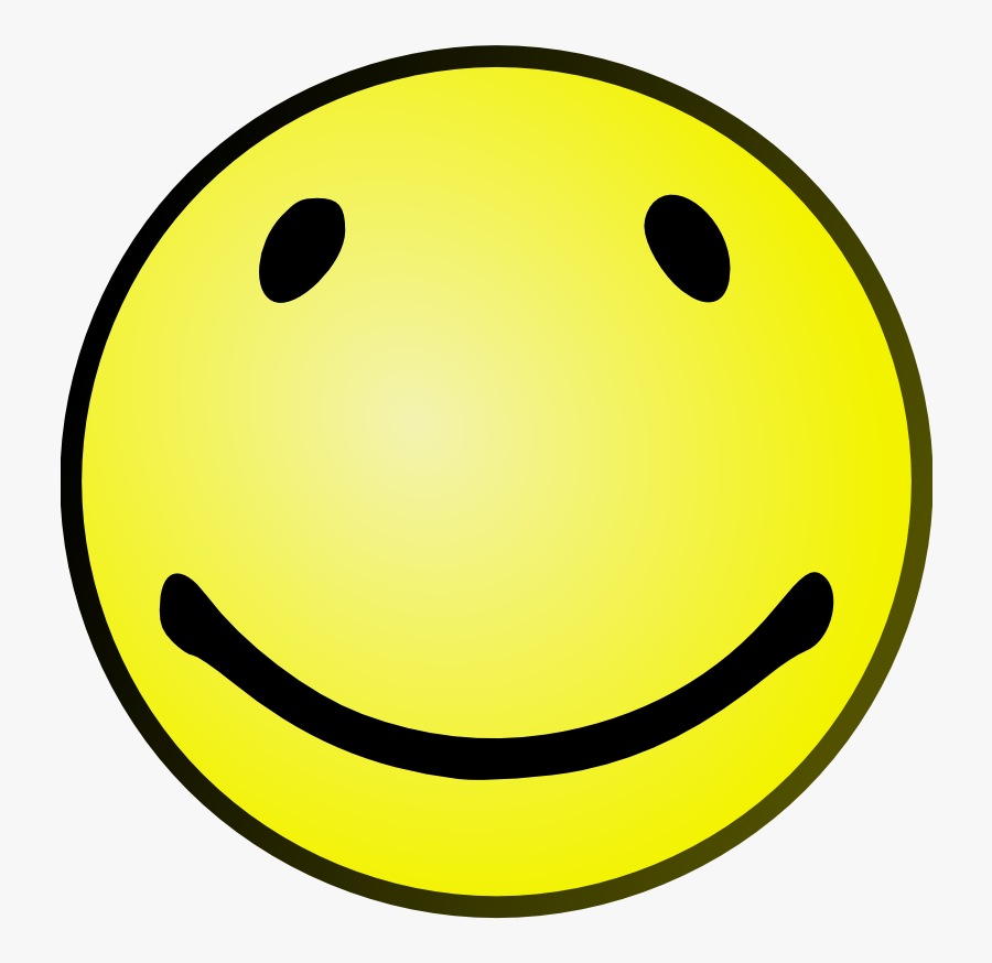 Clipart - Oval Smile - Happy Smile, Transparent Clipart
