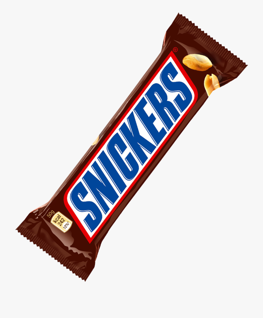 Transparent Snickers Clipart - Snickers, Transparent Clipart