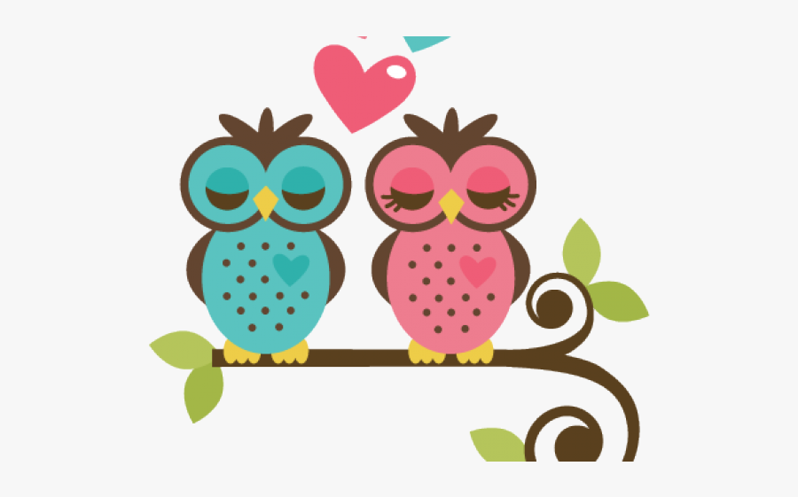 Love Owls, Transparent Clipart