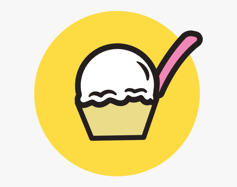 Ice Cream In A Cup - Logo Ice Cream Cup, Transparent Clipart