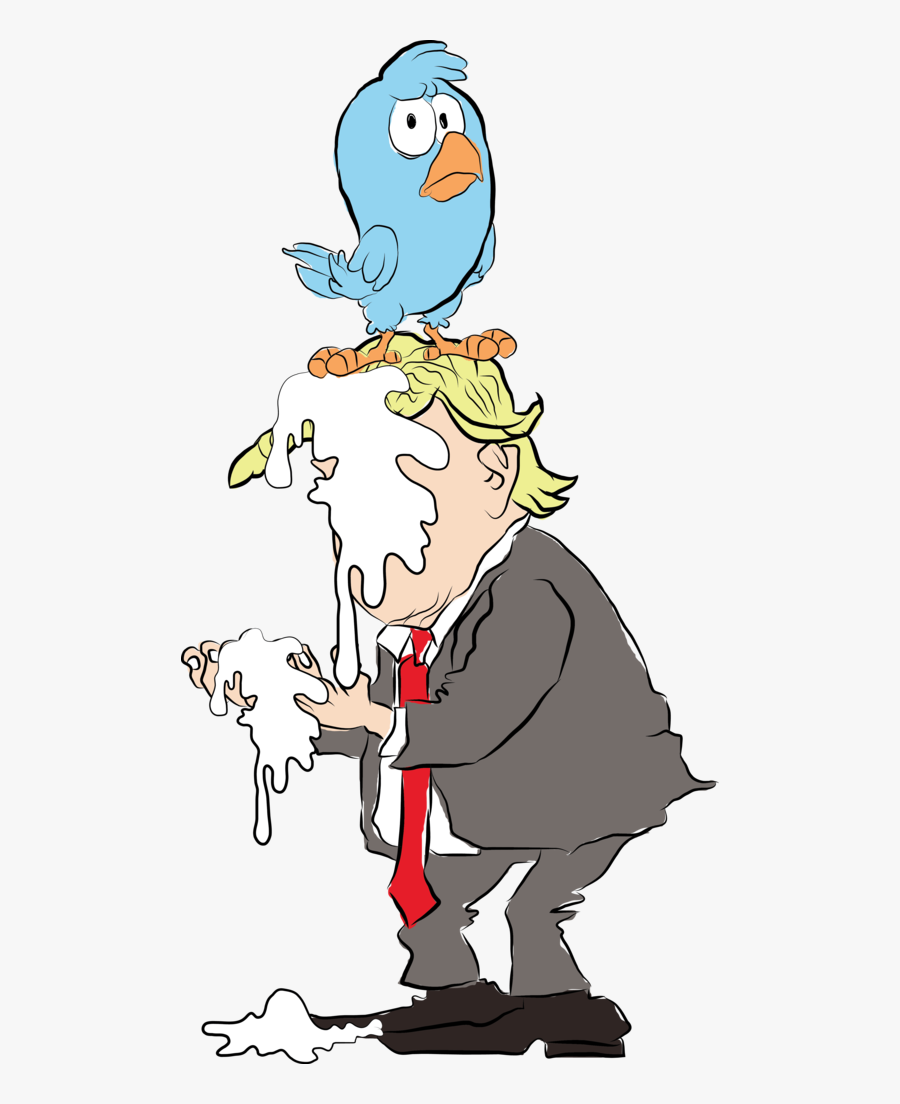 Trump Clipart Twitter - Cartoon, Transparent Clipart