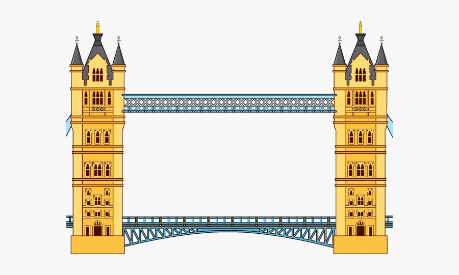 Transparent London Tower Bridge Clipart, Transparent Clipart