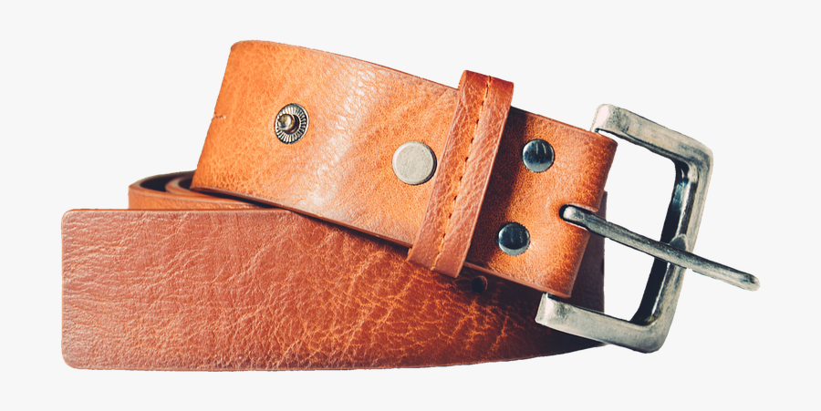 Leather Belts, Transparent Clipart