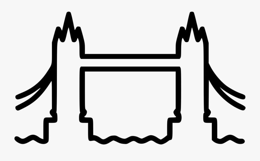 London Bridge Clipart , Png Download - London Bridge Stencil, Transparent Clipart