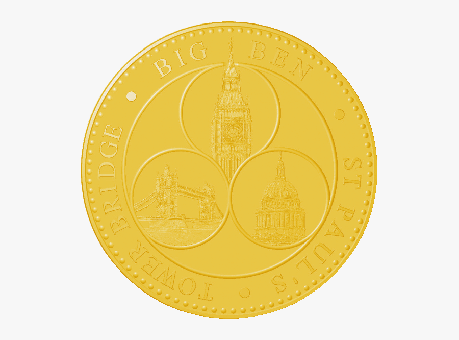 Transparent London Bridge Clipart - Coin, Transparent Clipart