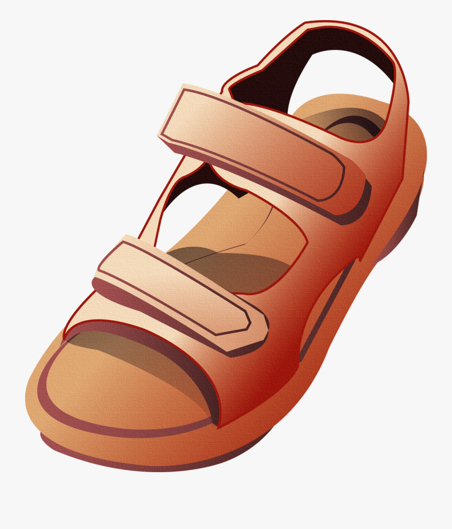 Sandals Vector, Transparent Clipart