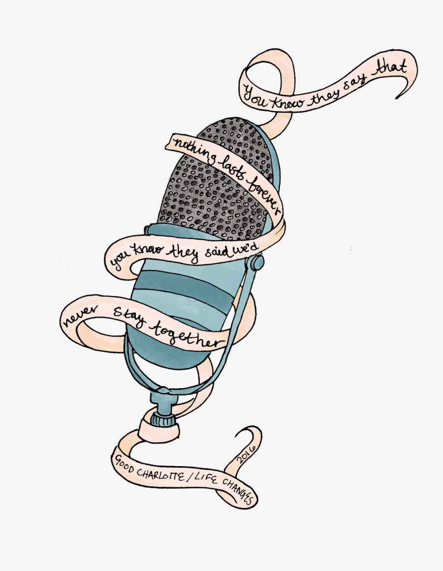 Pop Punk Line Art, Transparent Clipart