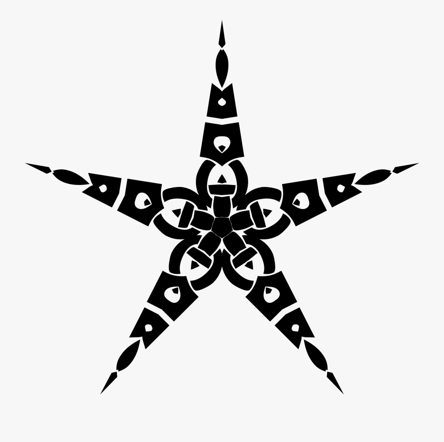 Celtic Knot Star 2 Clip Arts - Cowboy Wagon Wheel Vector Free, Transparent Clipart