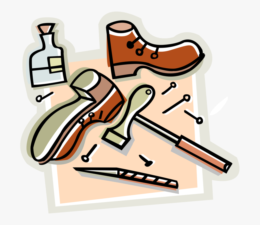 Retail Clipart Dress Repair Shop - Shoe Repair Clip Art, Transparent Clipart