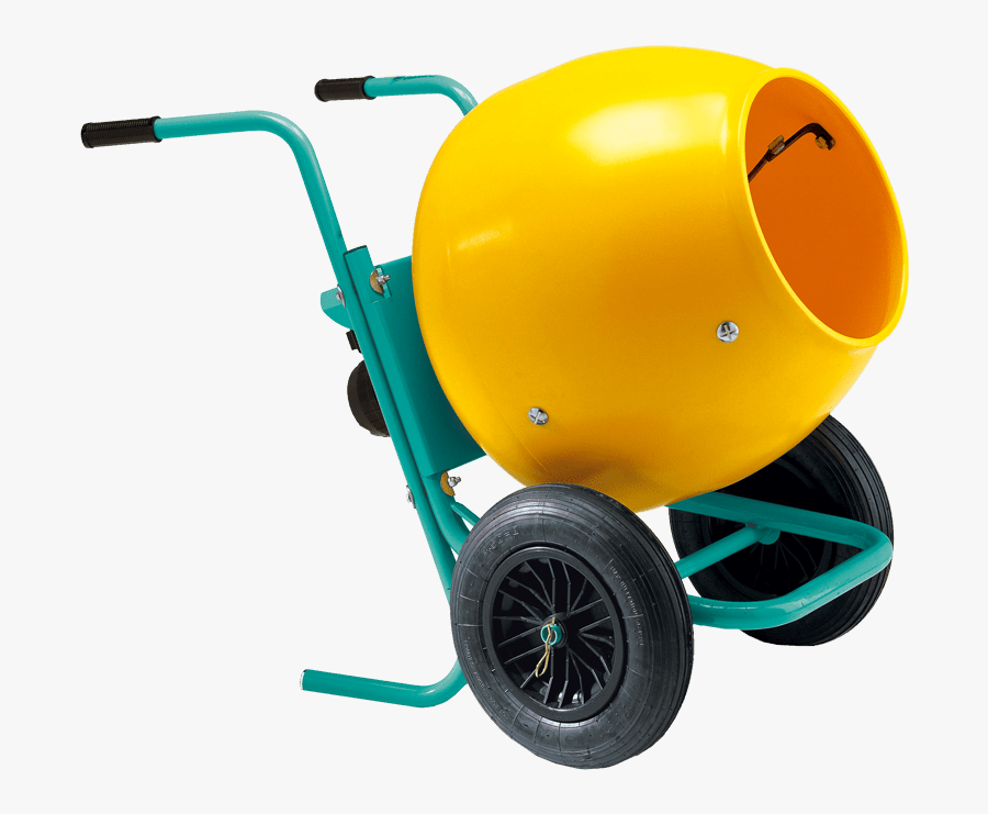 Portable Cement Mixer Transparent Image - Small Concrete Mixer, Transparent Clipart