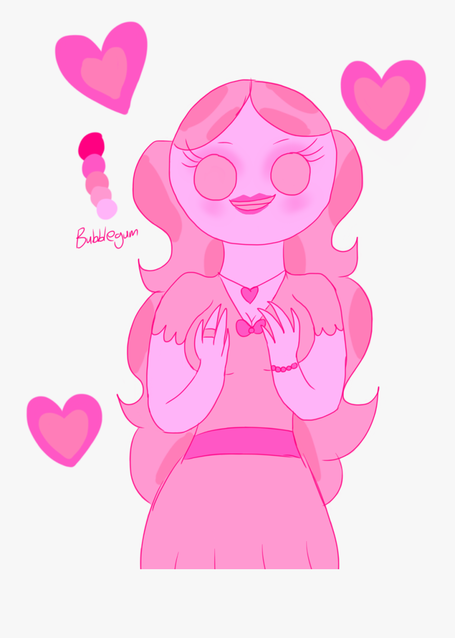 Oc Gulaabee In The Bubblegum Color Palette - Heart, Transparent Clipart