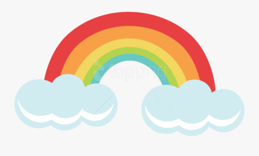 Free Png Download Rainbow Png Png Images Background - Cute Rainbow Transparent Background, Transparent Clipart