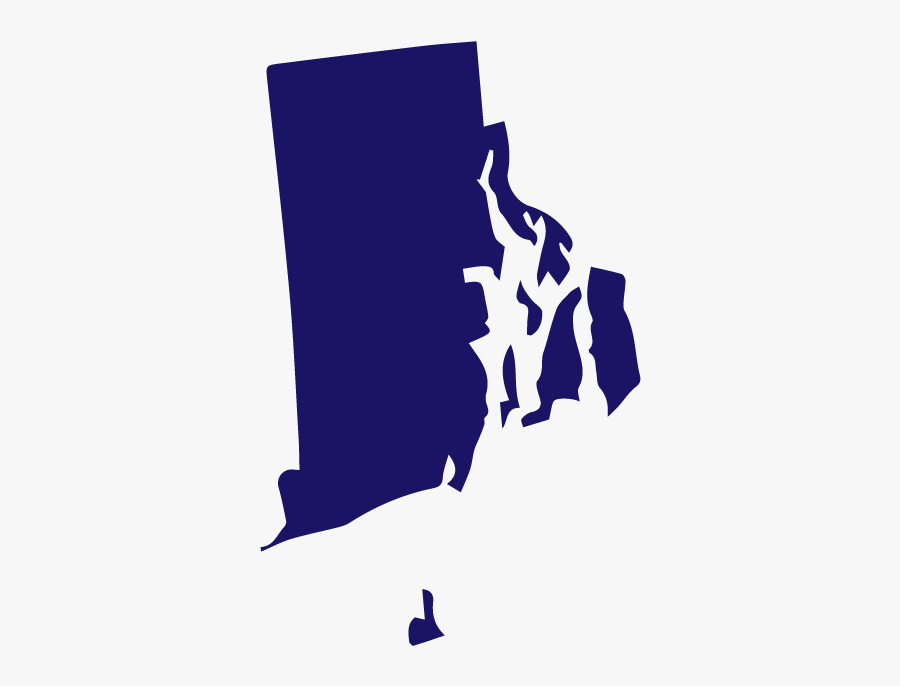 Rhode Island State Map - Rhode Island State, Transparent Clipart