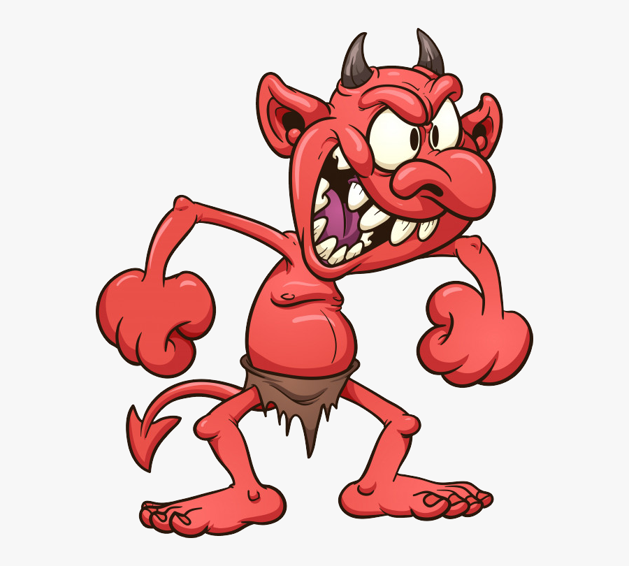 Demon Png - Crazy Devil, Transparent Clipart