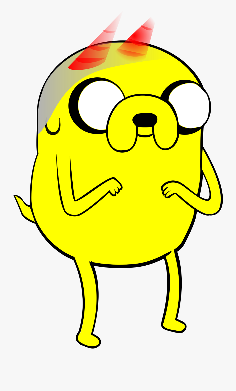 Demon Dog Clip Arts - Finn And Jake Coloring Pages Adventure Time, Transparent Clipart