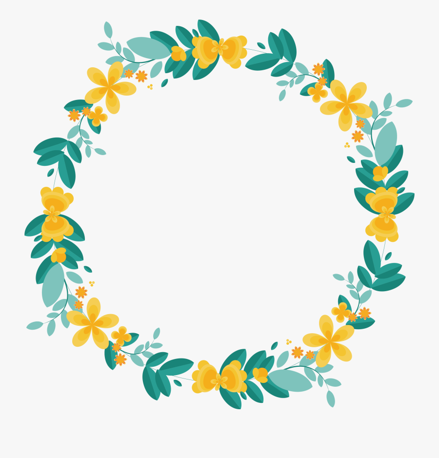 Garland Clipart Lemon - Circle Border Transparent Png, Transparent Clipart