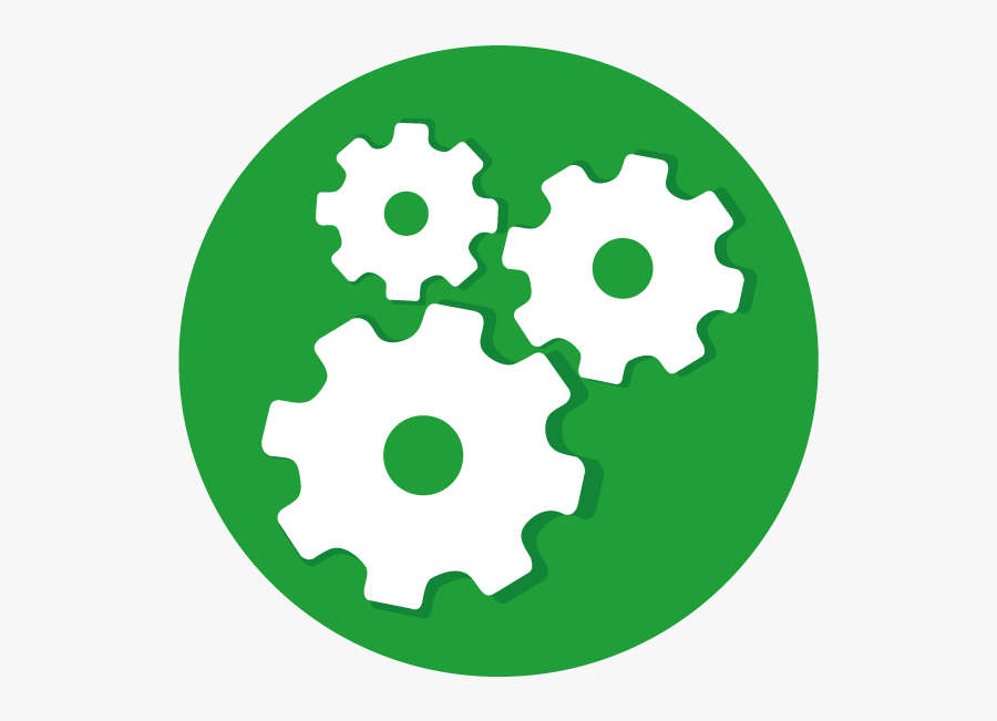 Flat Implementation Icon - Red Engineering Symbol, Transparent Clipart