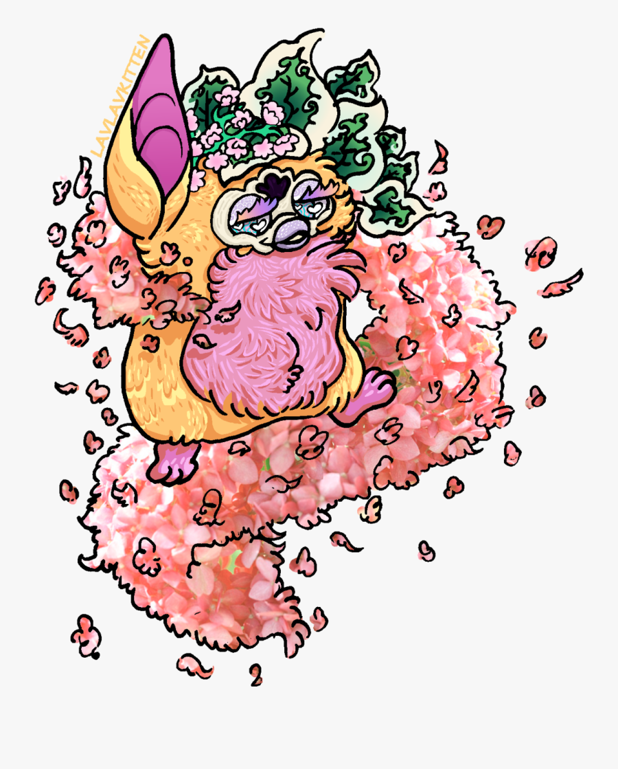 @dogboyf‘s Gorgeous Furby, Melonbloom, Gracefully Dancing - Cartoon, Transparent Clipart