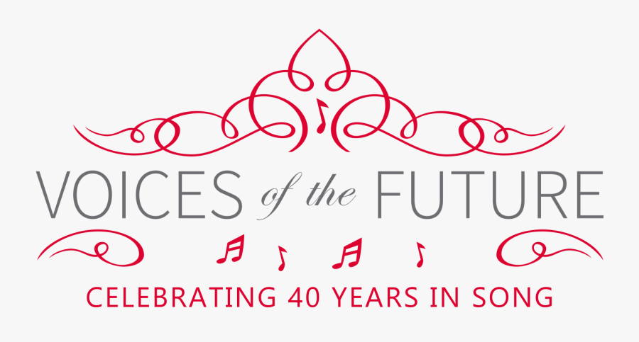 Voices Of The Future Logo Text Only - Calligraphy, Transparent Clipart