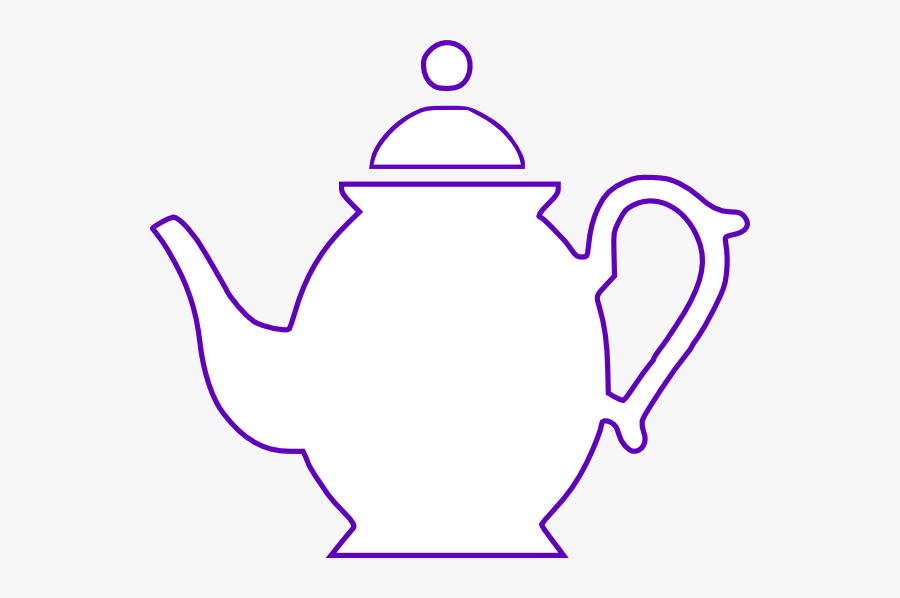 Clip Art Purple Teapot, Transparent Clipart