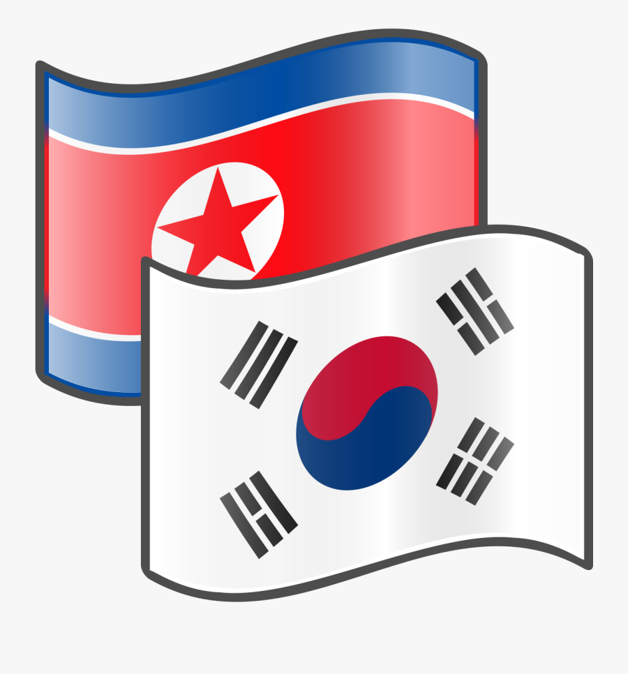 Wikinews The Free News Source Great Work Clip Art Great - South Korean Flag Vs North Korea Flag, Transparent Clipart