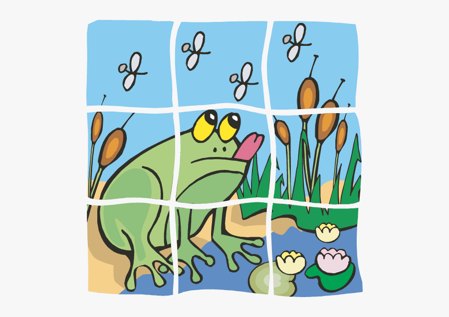 Frog Puzzle, Transparent Clipart