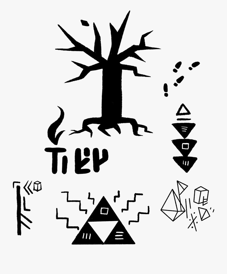 Spellbook-10 - Silhouette - Triangle, Transparent Clipart