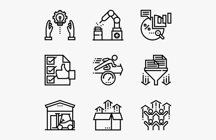 Clip Art Free Vector Management - Work Icon, Transparent Clipart