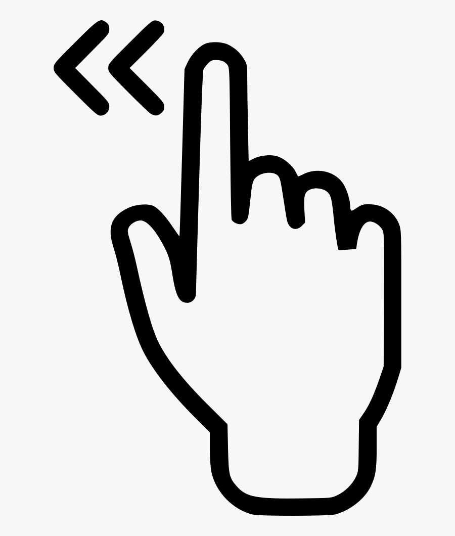 Finger Clipart Left Hand - Transparent Mouse On Screen, Transparent Clipart