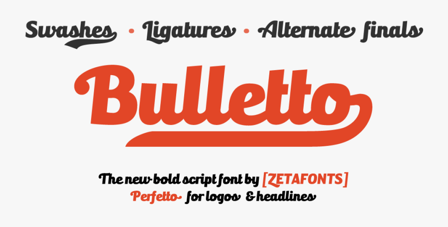 Clip Art Bulletto Typeface On Behance - Bulletto Killa, Transparent Clipart
