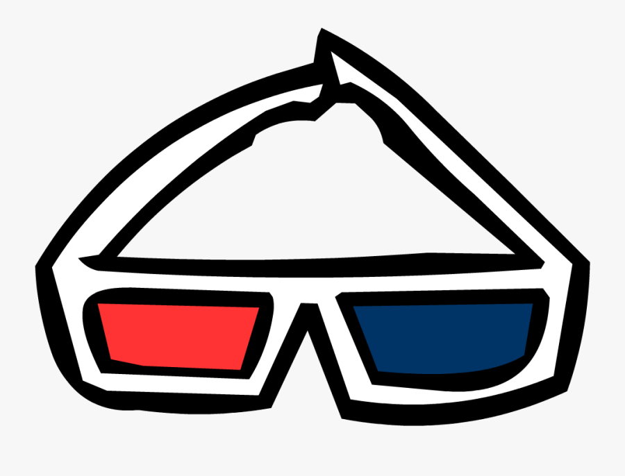 Transparent 3d Glasses Clipart - Items De Club Penguin, Transparent Clipart