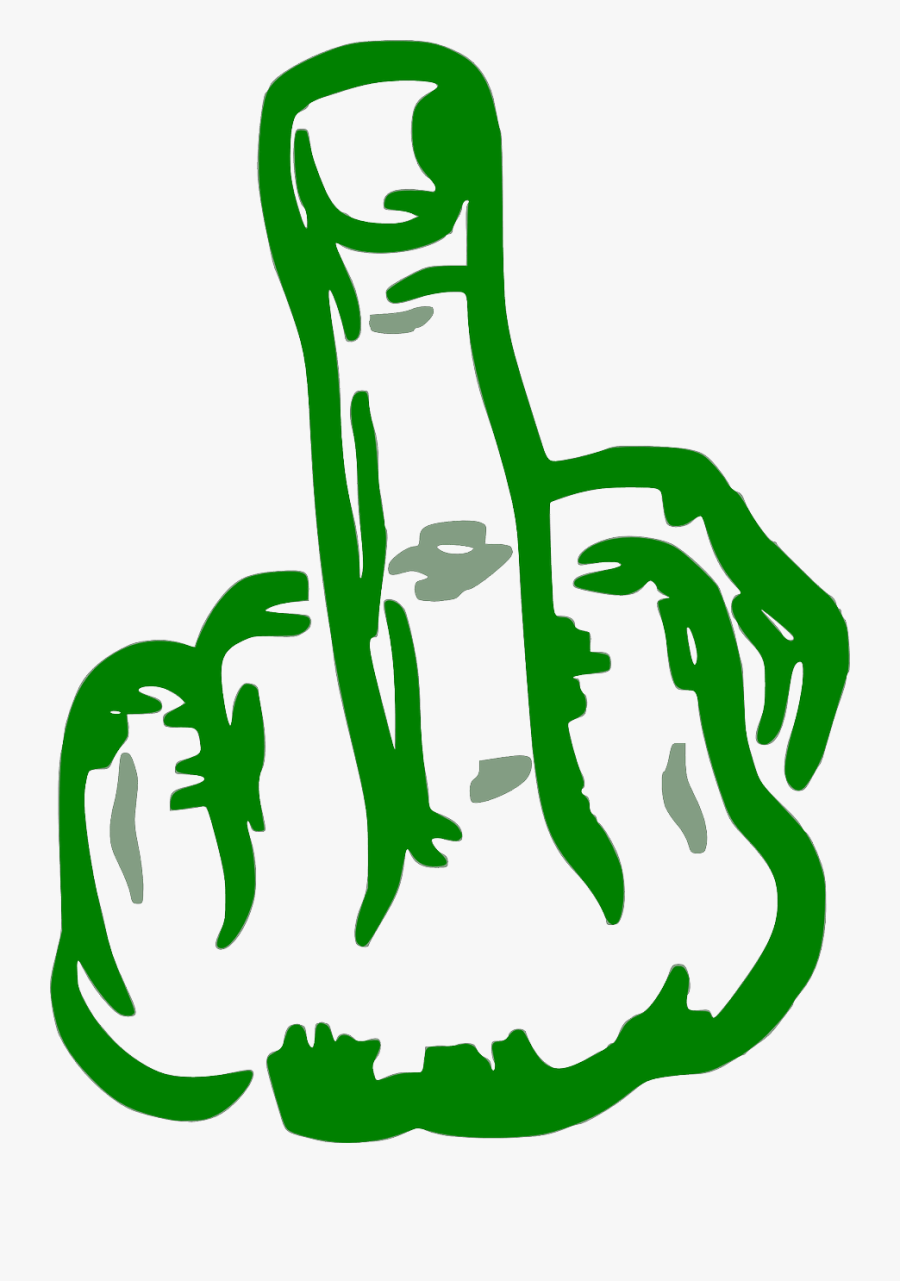 Middle Finger 149667 - Fuck You, Transparent Clipart