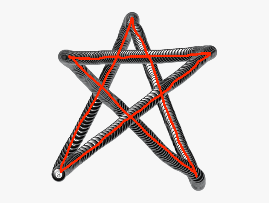 Transparent Star Drawing Png - Use A Pentagram, Transparent Clipart