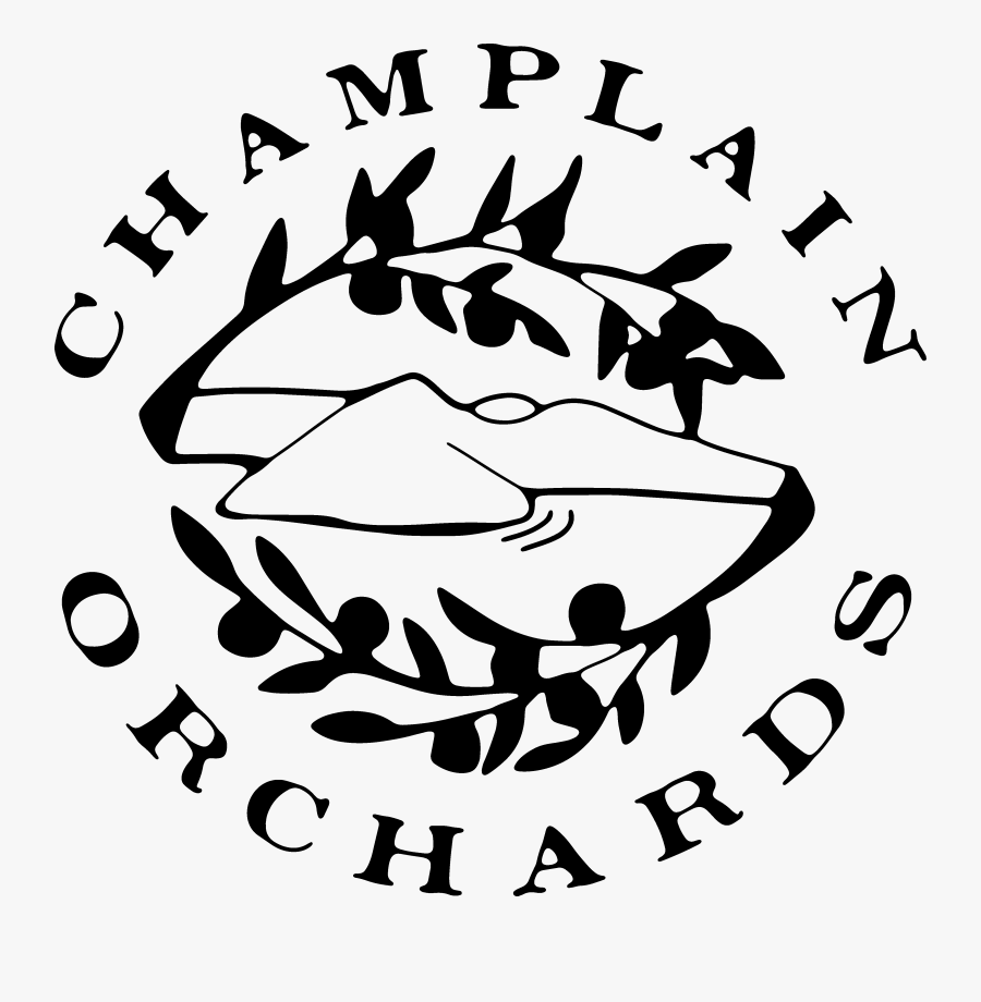 Champlain Orchards Logo, Transparent Clipart
