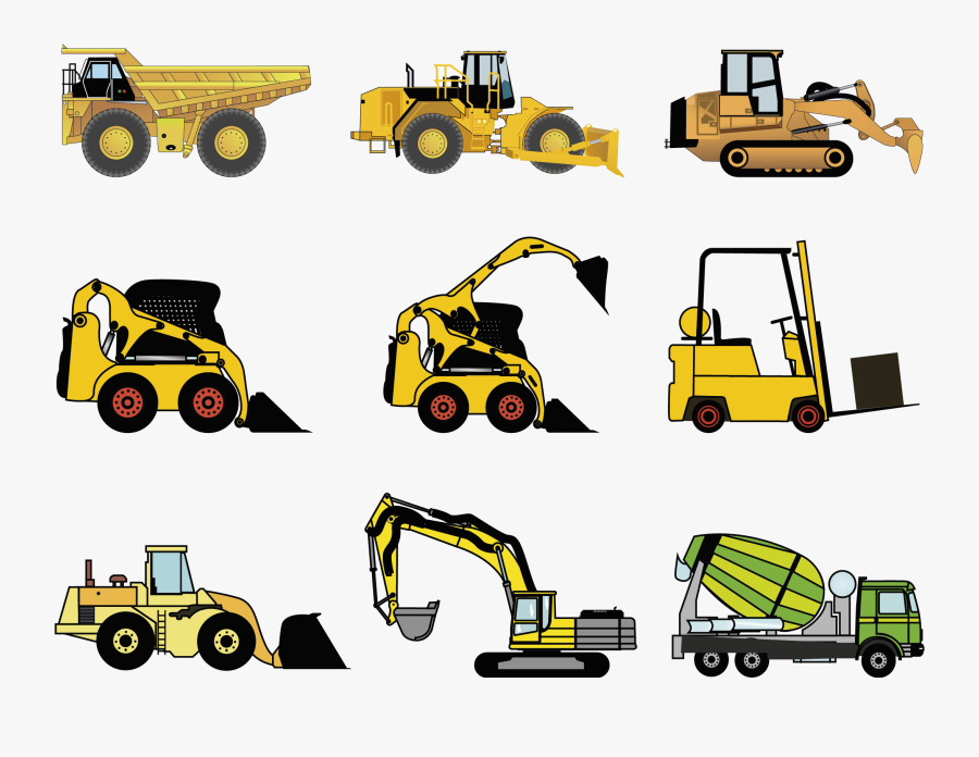 Architectural Engineering Heavy Equipment Truck Vehicle - Heavy Equipment, Transparent Clipart