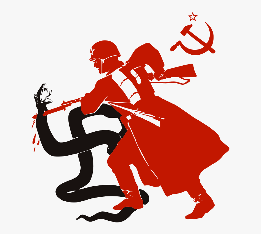 Art,joint,area - Anti Nazi Soviet Propaganda, Transparent Clipart