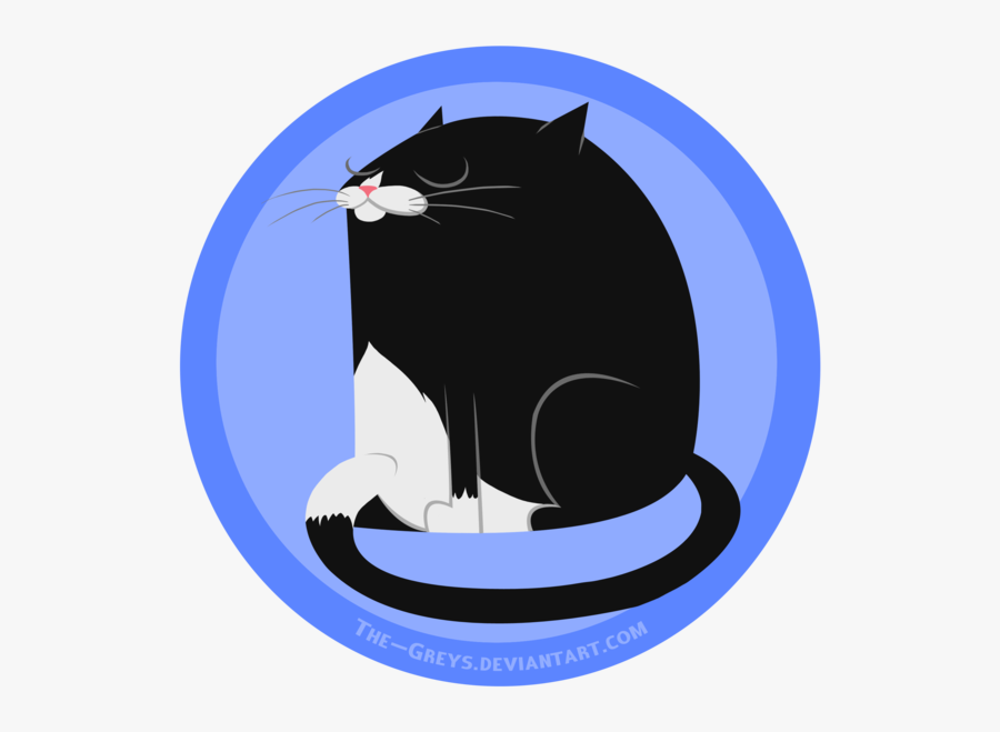 Tuxedo Cat Cliparts - Cat Yawns, Transparent Clipart