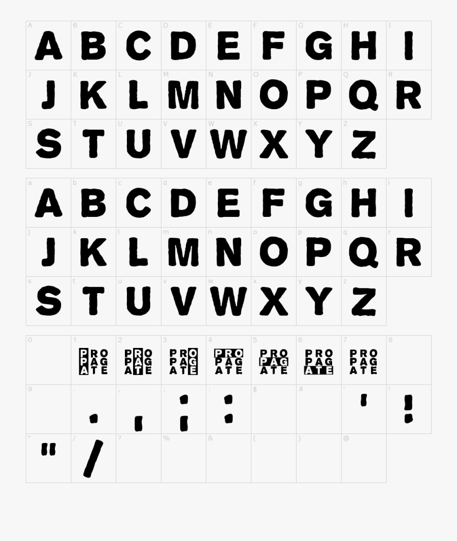 Clip Art Font Characters - Big Top Font, Transparent Clipart