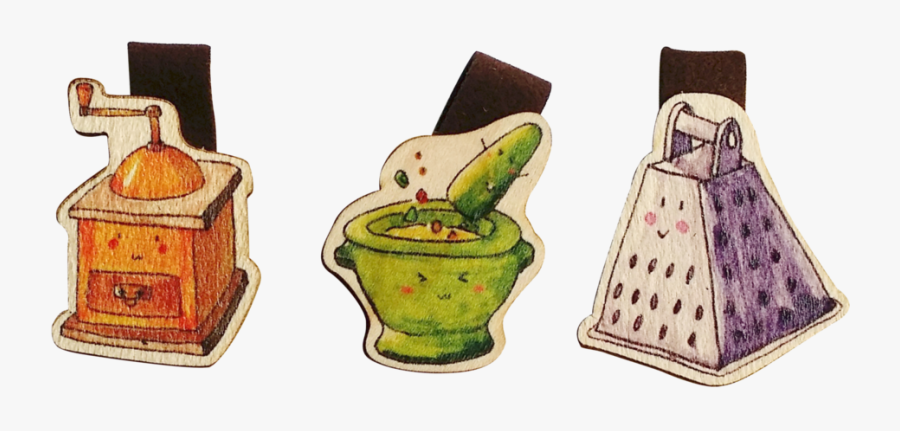 Cute Kitchen Utensils Magnetic Bookmark - Bookmark For Utensils, Transparent Clipart