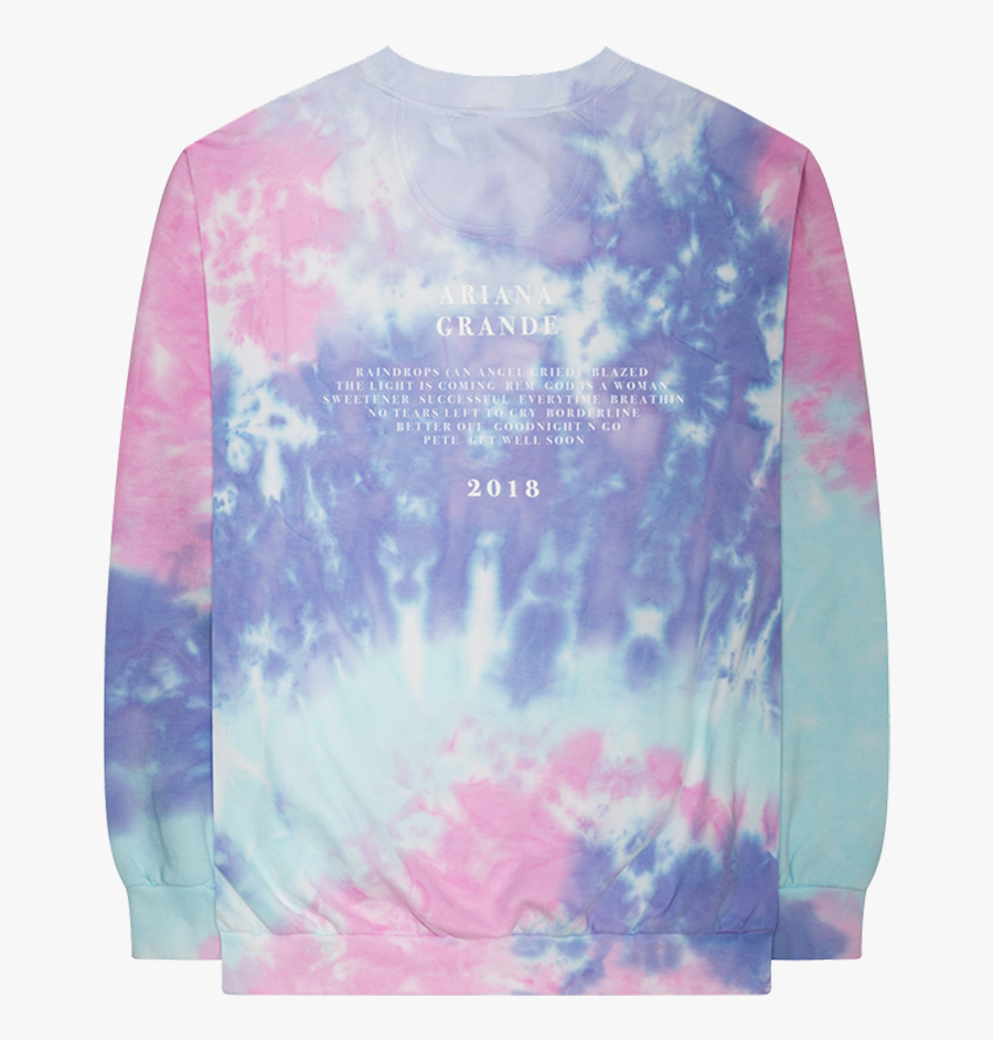 God Is A Woman Tie Dye Crewneck Album Ariana Grande - God Is A Woman Crewneck, Transparent Clipart