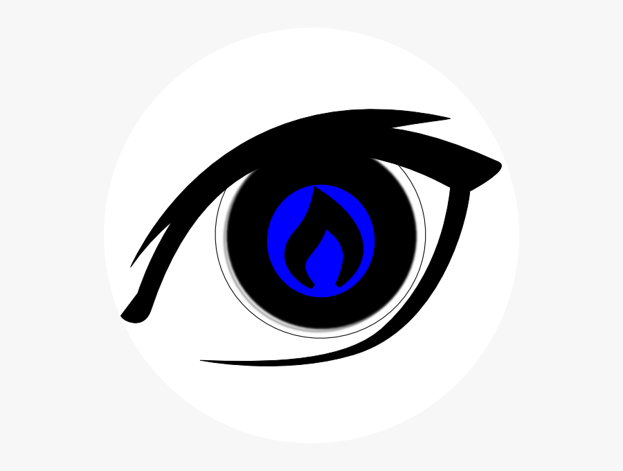 Toxic Symbol In Eye, Transparent Clipart