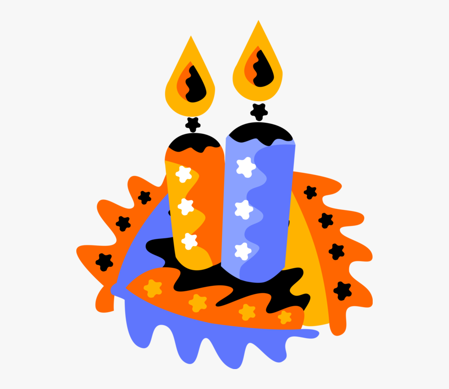 Transparent Melting Candle Clipart, Transparent Clipart