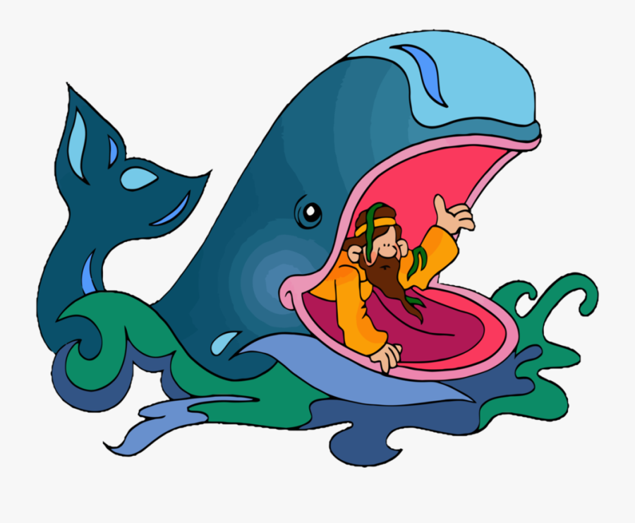 Jonah And The Whale Clip Art, Transparent Clipart