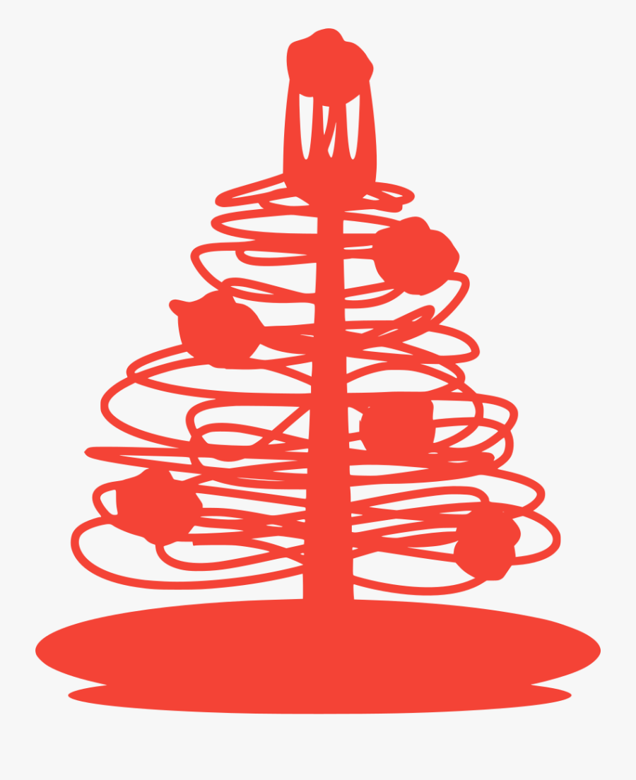 Spaghetti Meatball Christmas Tree, Transparent Clipart