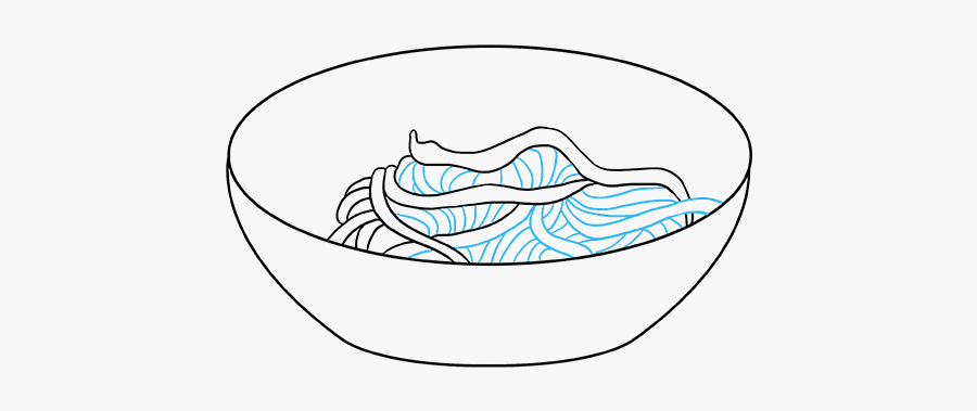 How To Draw Spaghetti - Dinghy, Transparent Clipart