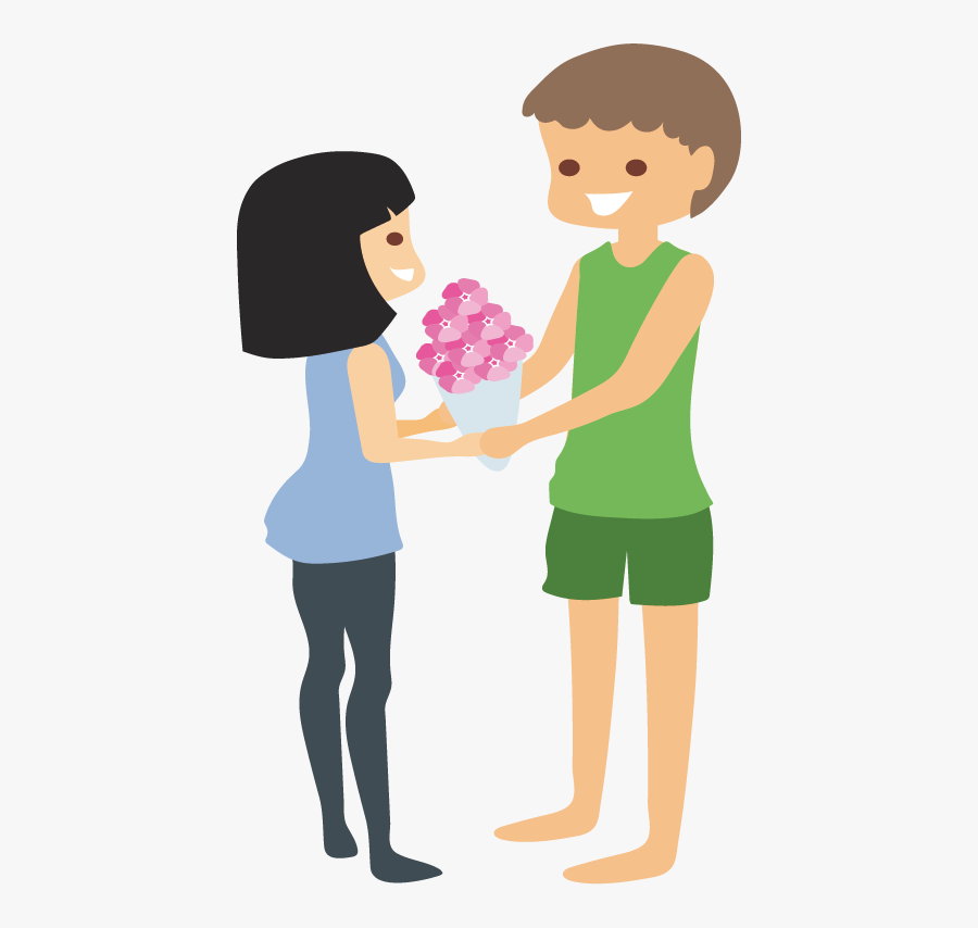 Clip Art Girlfriend Boyfriend Kiss - Couple , Free Transparent Clipart