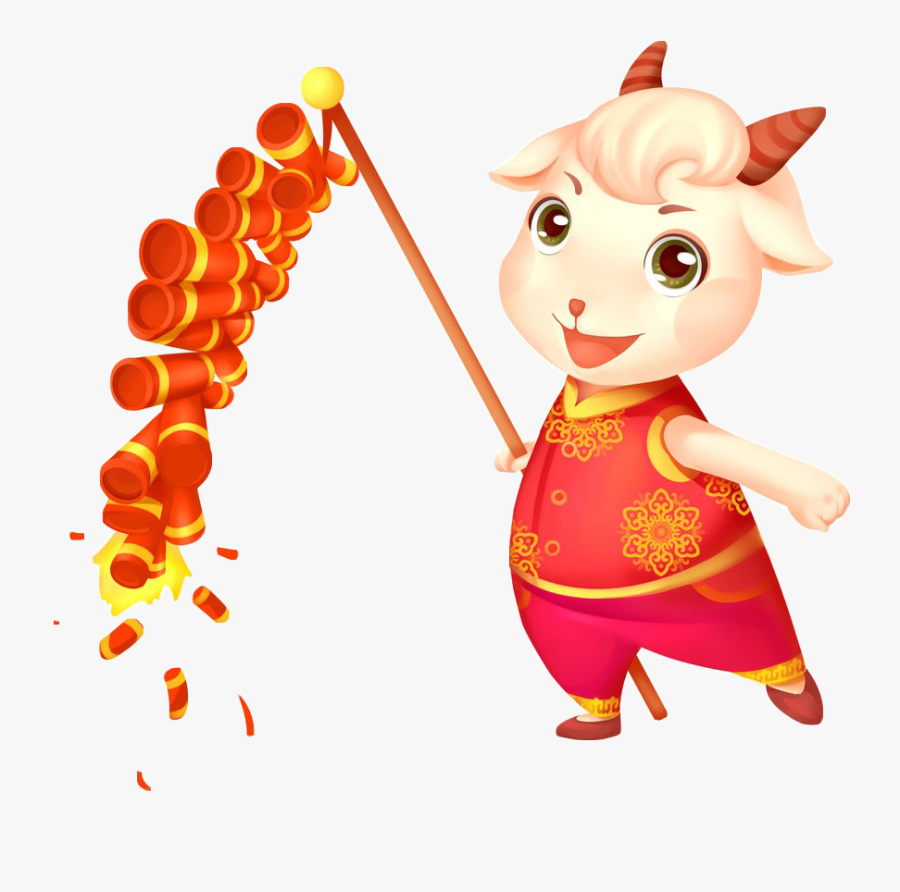 Firecracker Chinese New Year Fai Chun - Firecracker, Transparent Clipart