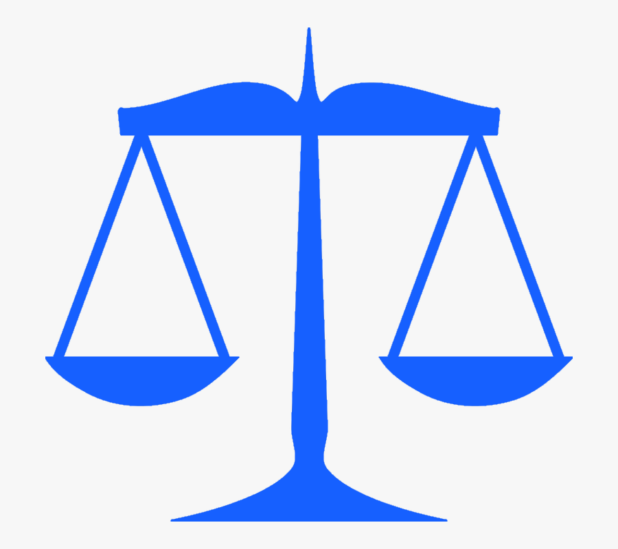 Social Liberalism, Fiscal Conservatism, Civic Nationalism - Scales Of Justice Clip Art, Transparent Clipart