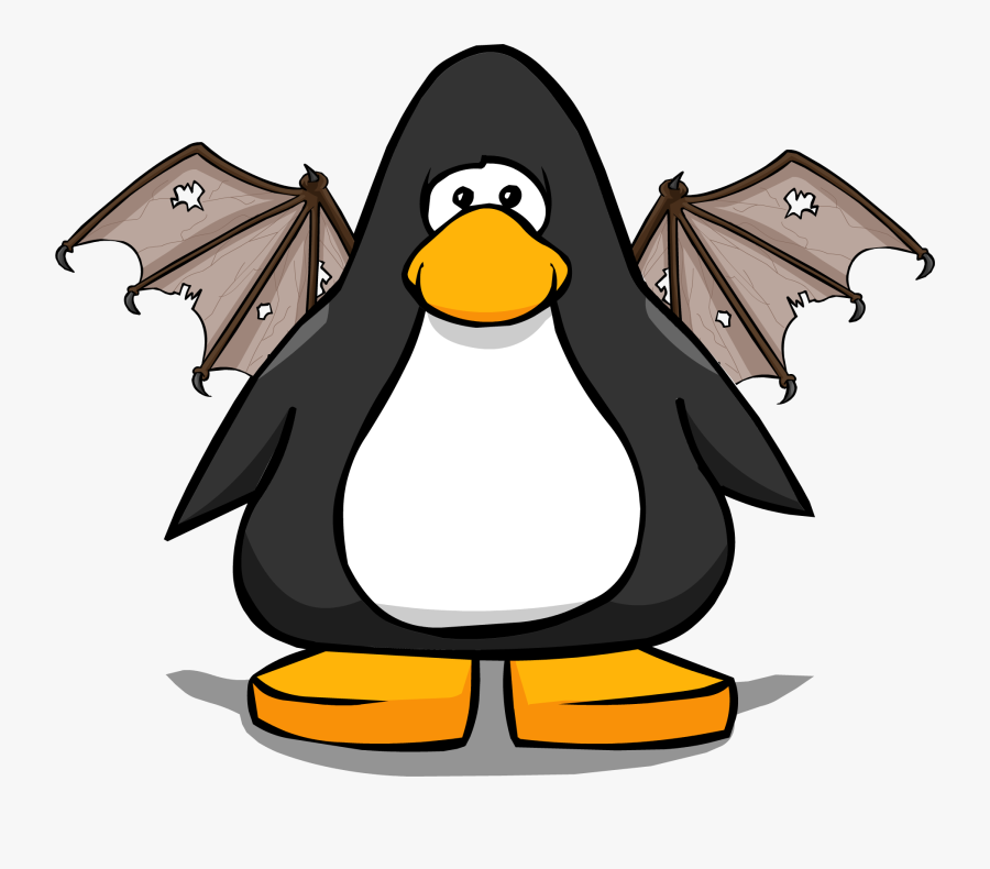 Image Brown Bat Wings From A Player Ⓒ - Penguin With A Horn, Transparent Clipart